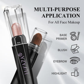 LUXAZA PRO Brown Eyeshadow Stick Set showing all three shades