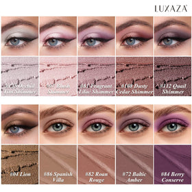 LUXAZA PRO Plum Eyeshadow Stick Set 10PCS Cocoa Crush packaging