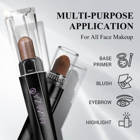 LUXAZA PRO Plum Eyeshadow Stick Set 10PCS neutral shades