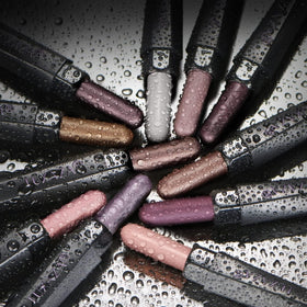 LUXAZA PRO Plum Eyeshadow Stick Set 10PCS with blending brush