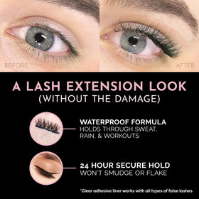 Luxillia magnetic eyelashes in various styles