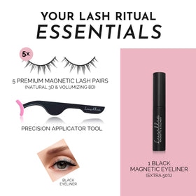 Luxillia Magnetic Eyelashes with applicator close-up
