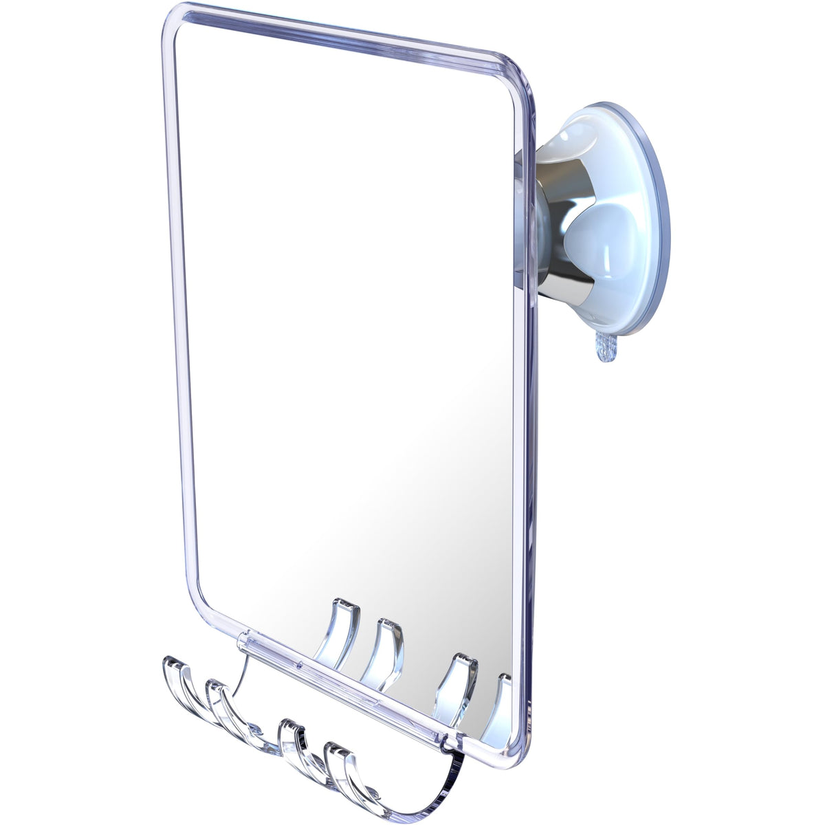Luxo Shower Mirror front view with fogless feature
