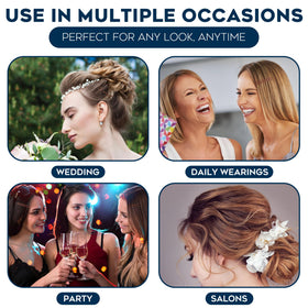 Luxurecourt bobby pins assortment displayed on a flat surface