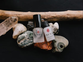 Luxurious packaging of RawChemistry Pheromone Infused Cologne