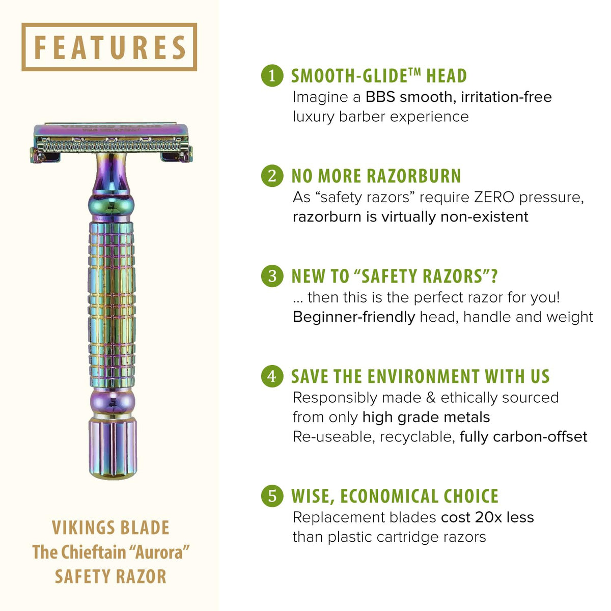 Luxury case for Vikings Blade Double Edge Safety Razor