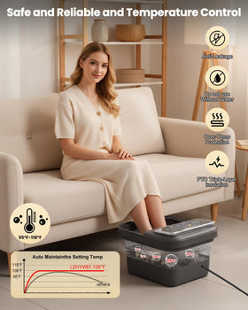LZHYWEI Foot Spa folded for storage