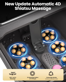 LZHYWEI Foot Spa with shiatsu massage balls visible