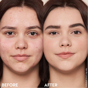 M. Asam Magic Finish Make-up Mousse in a bathroom setting