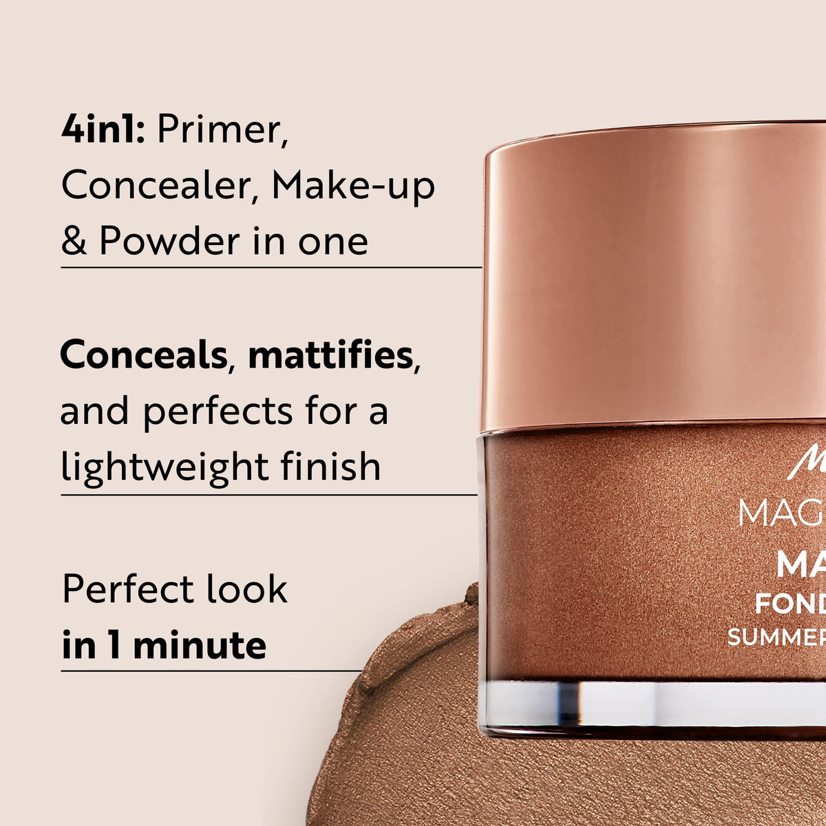 M. Asam Magic Finish Summer Teint Make-up Mousse back view