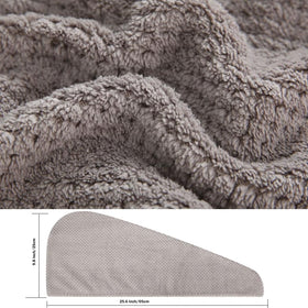 M-bestl Hair Towel Wrap in use during makeup application