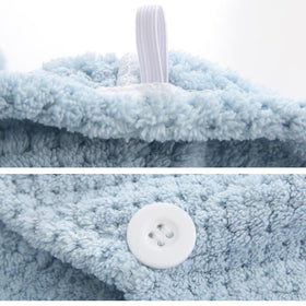 M-bestl Hair Towel Wrap laid flat displaying size