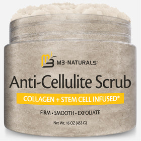 M3 Naturals Anti-Cellulite Body Scrub 16oz front view