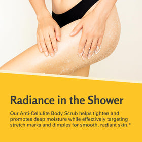 M3 Naturals Anti-Cellulite Body Scrub 16oz packaging details