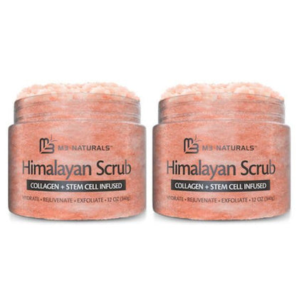 M3 Naturals Himalayan Salt Scrub 16 oz front view