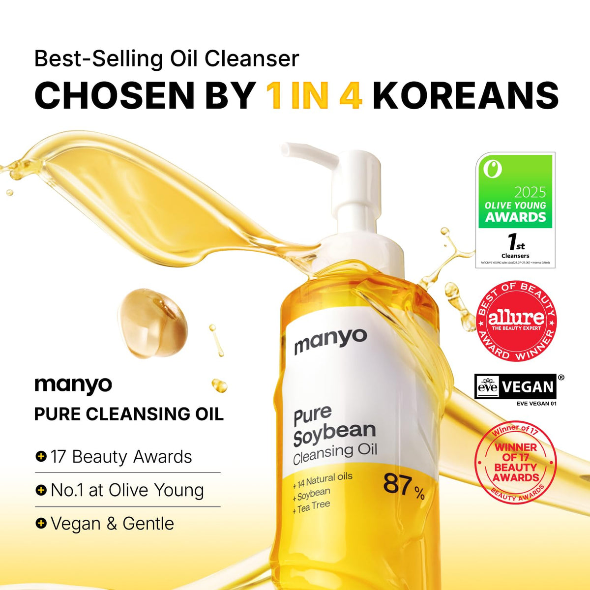 ma:nyo Pure Cleansing Oil 200ml back view