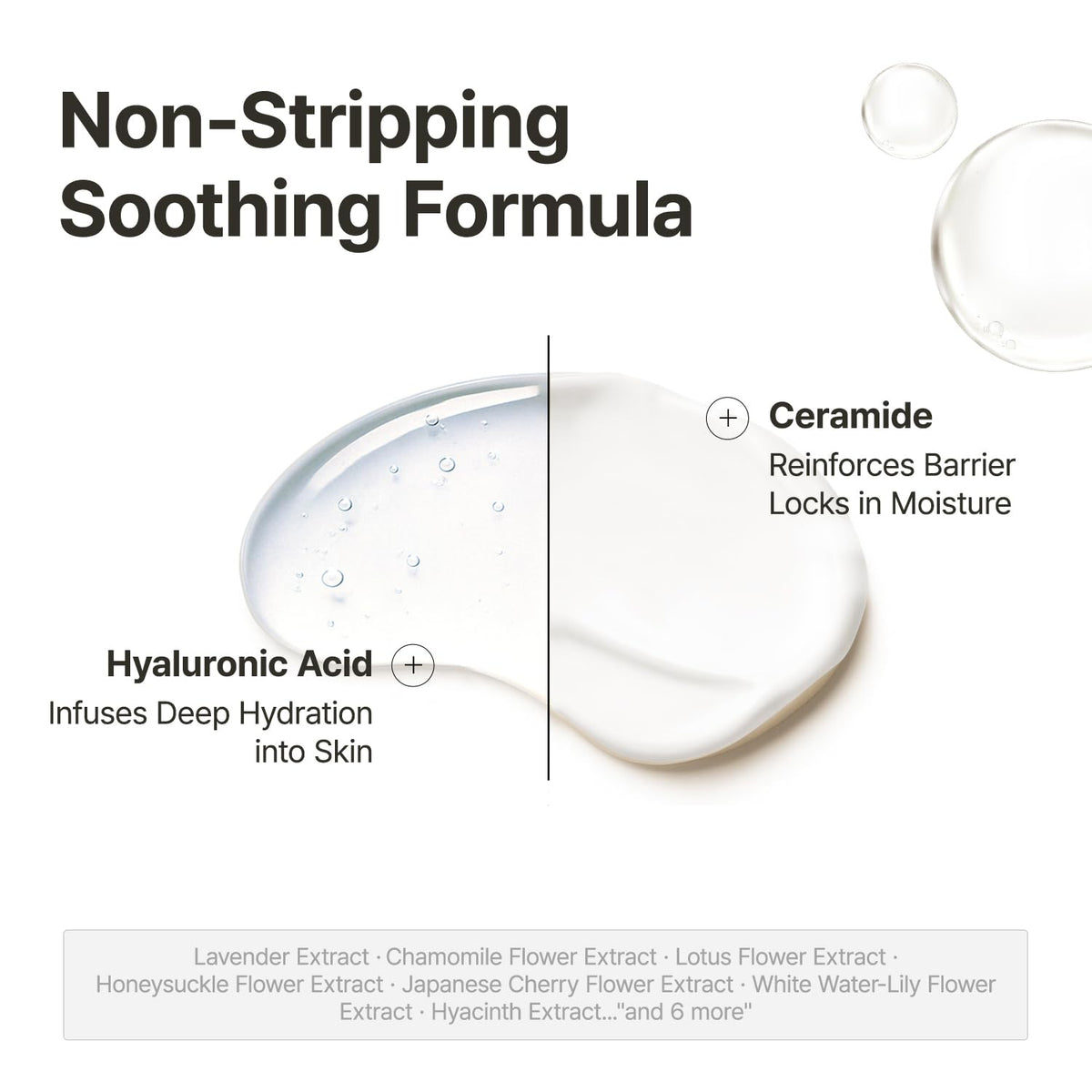 ma:nyo Pure & Deep Cleansing Foam with a towel and water