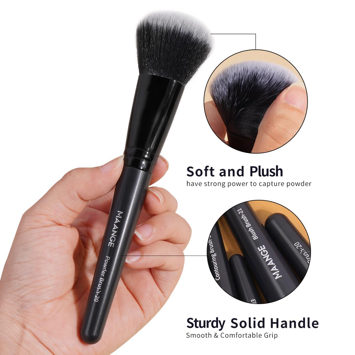 MAANGE 49 Pcs Makeup Brush Set with all accessories