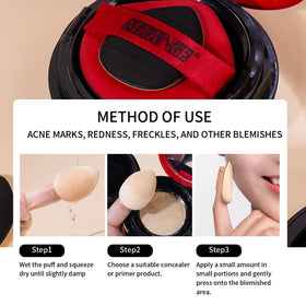 MAANGE brush set neatly organised in carrying bag