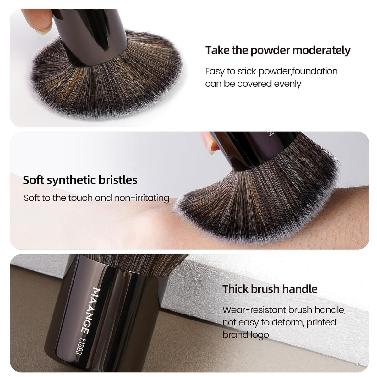 MAANGE brush set with double-ended design