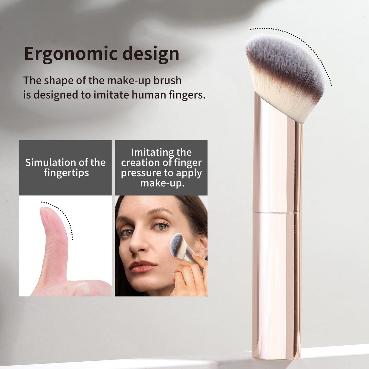 MAANGE eye makeup brushes arranged neatly
