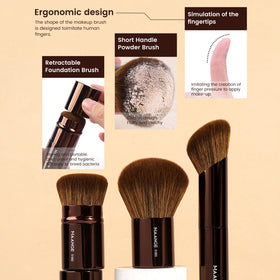 MAANGE eye makeup brushes assortment