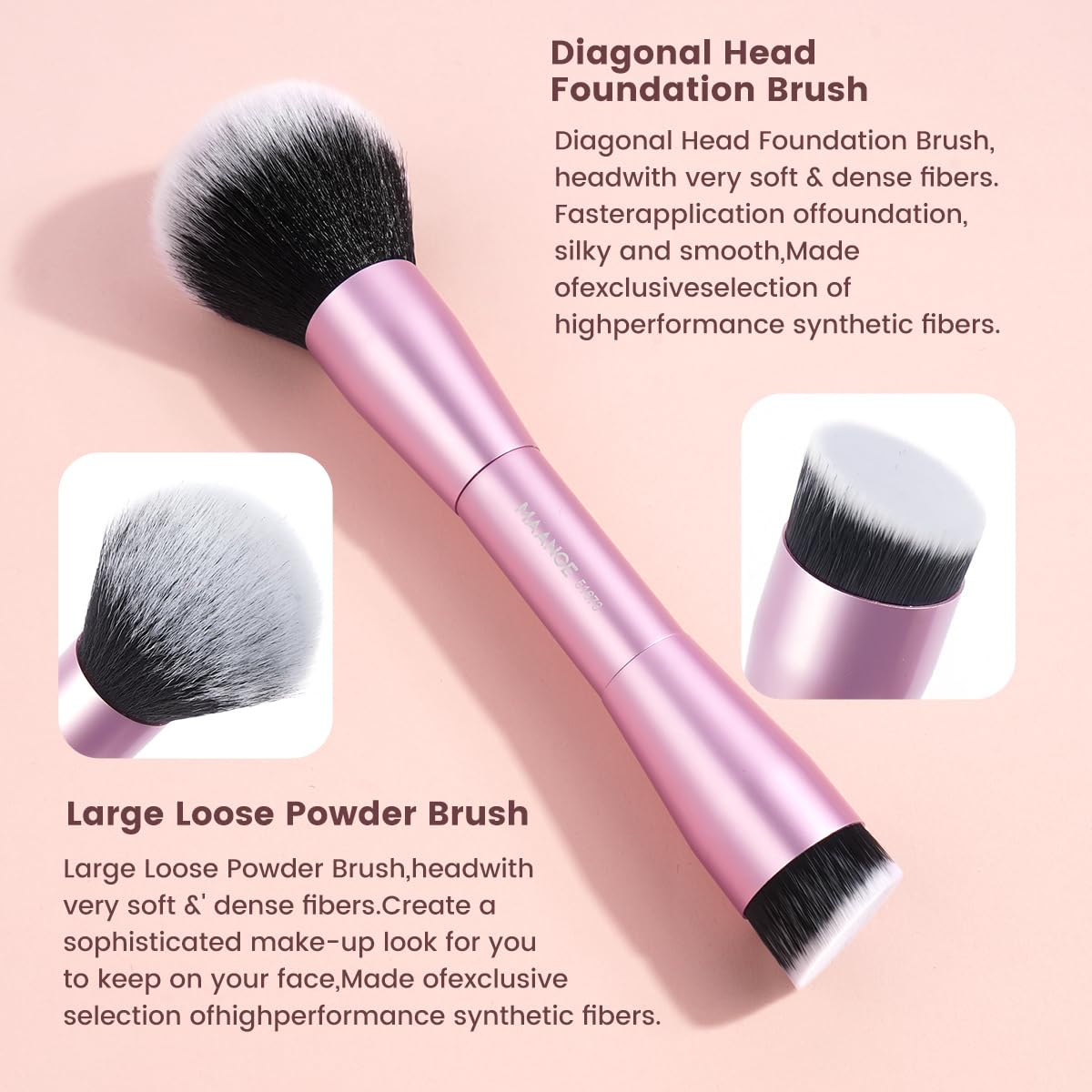 MAANGE eye makeup brushes in a stylish gift box
