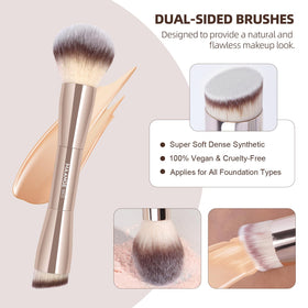 MAANGE foundation brush set displayed on a white background