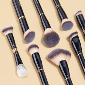 MAANGE Makeup Brushes dual-ended eye brush detail
