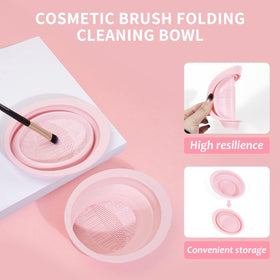 MAANGE makeup brushes in stylish carrying bag