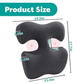 MABOZOO Breast Pillow side view with removable cover