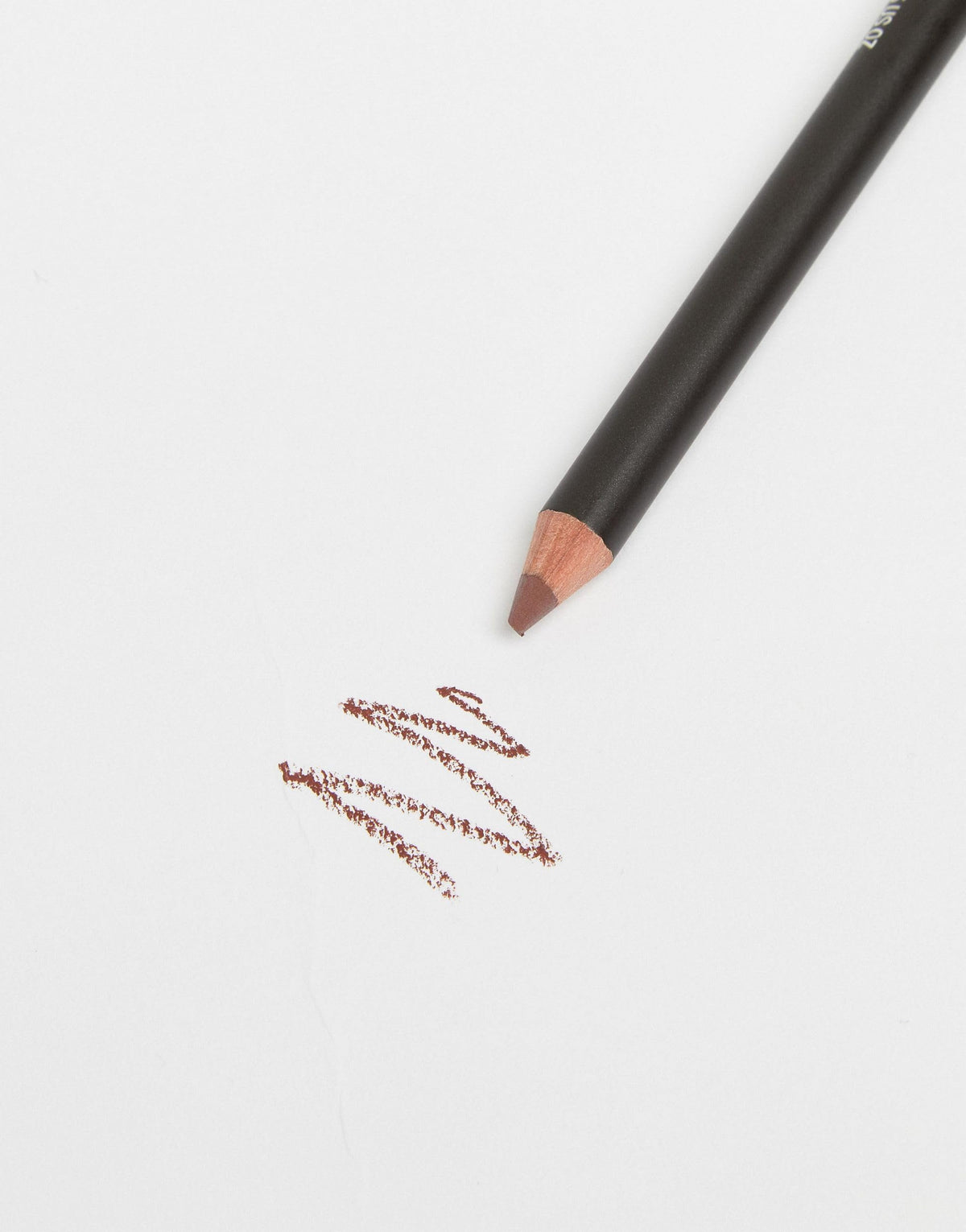 MAC Lip Pencil Mahogany with a lip brush