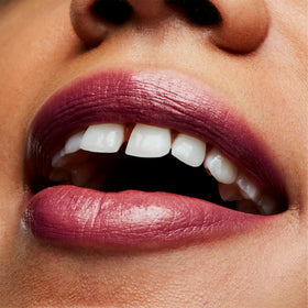 MAC Lipstick Plum Dandy with other beauty products