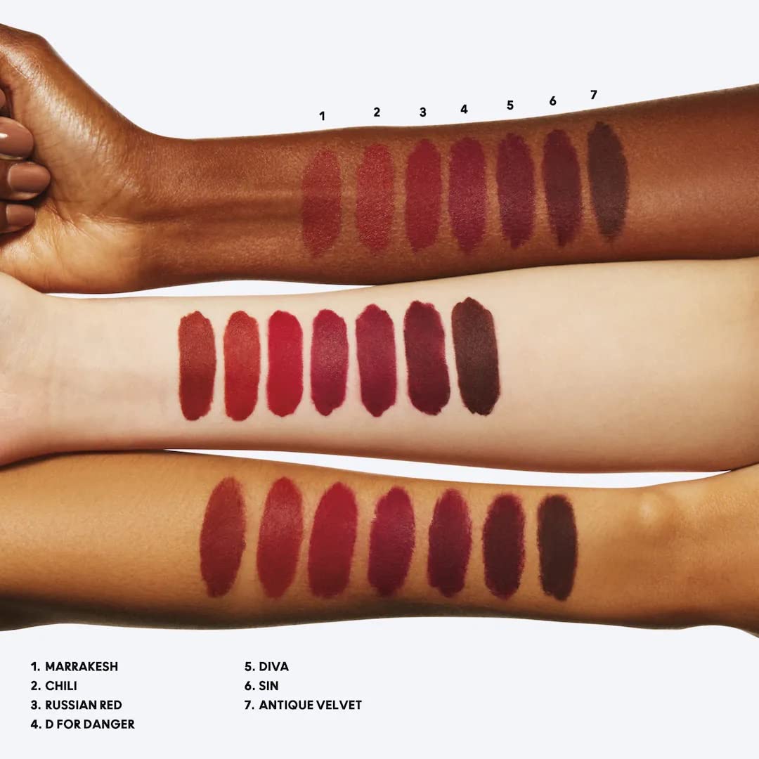 MAC Matte Lipstick 646 Marrakesh swatch on skin