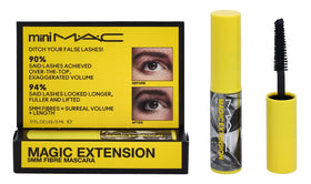 MAC Mini MAC Magic Extension 5MM Fibre Mascara applied on lashes