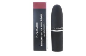 MAC Powder Kiss Lipstick Burning Love front view