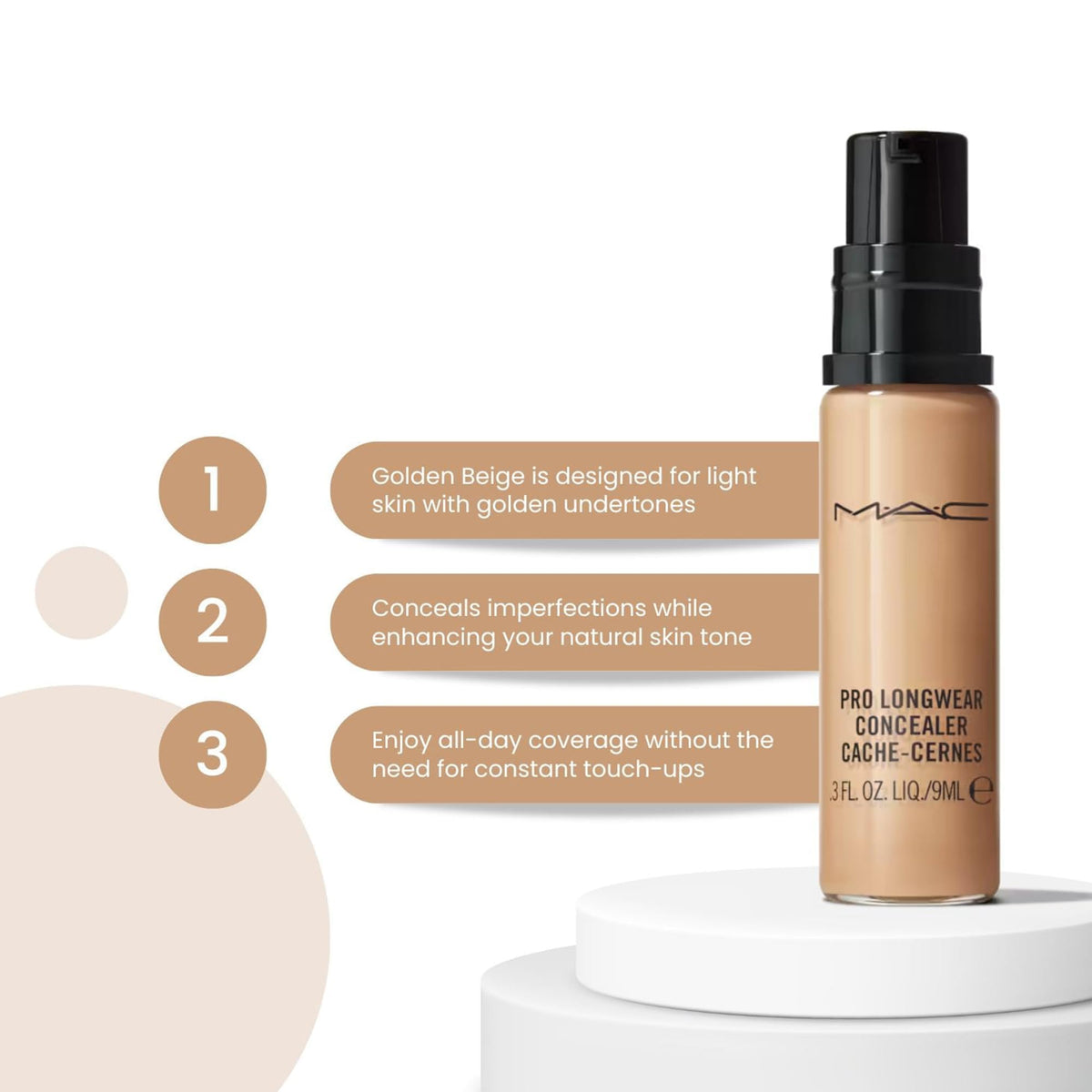 MAC Pro Longwear Concealer NW #20 swatch on skin