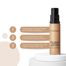 MAC Pro Longwear Concealer NW #20 swatch on skin