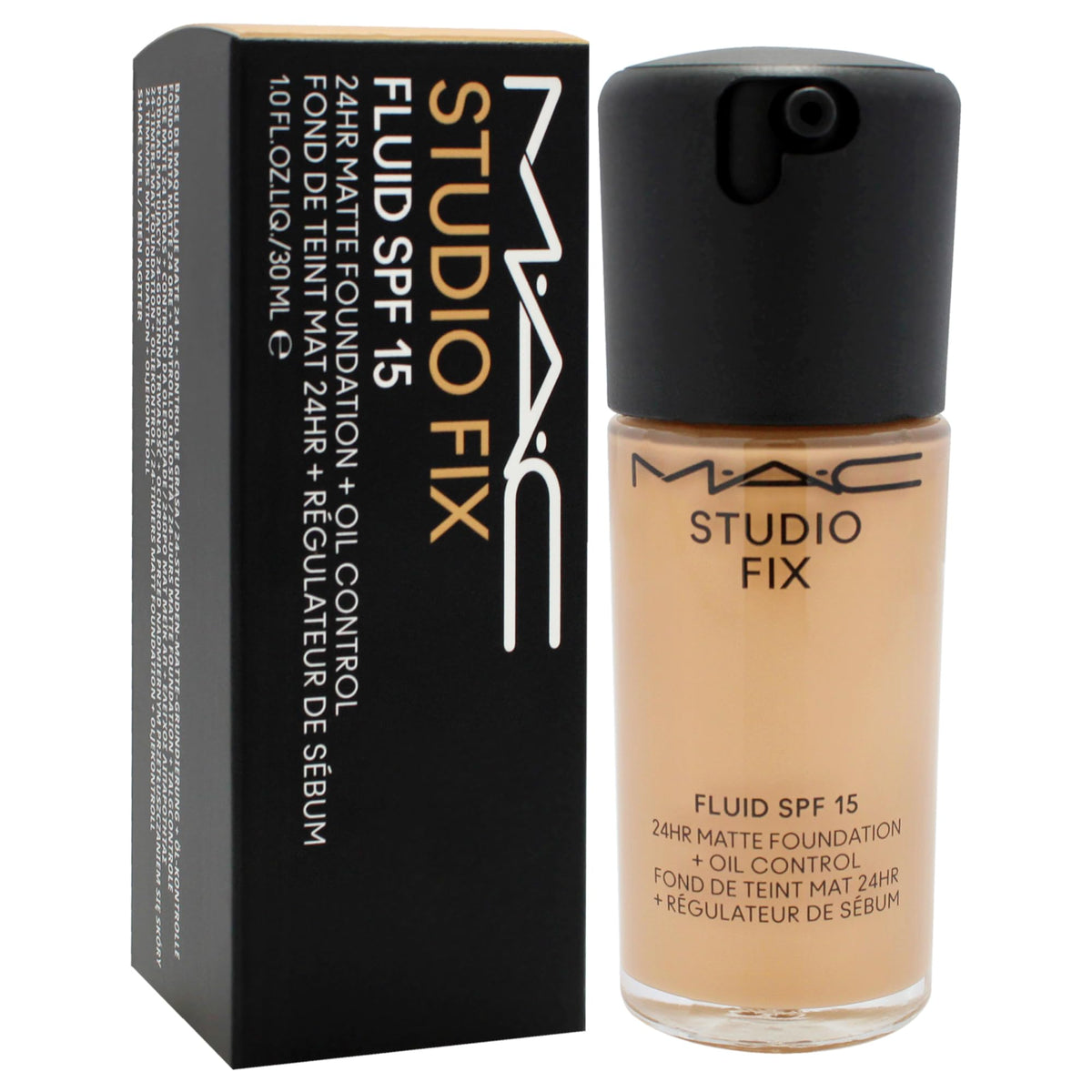 MAC Studio Fix Fluid Foundation NC40 swatch on skin