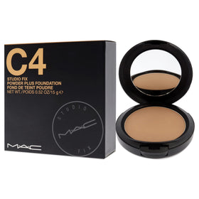 MAC Studio Fix Powder Plus Foundation C4 applied on skin