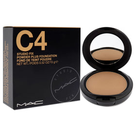 MAC Studio Fix Powder Plus Foundation C4 texture close-up