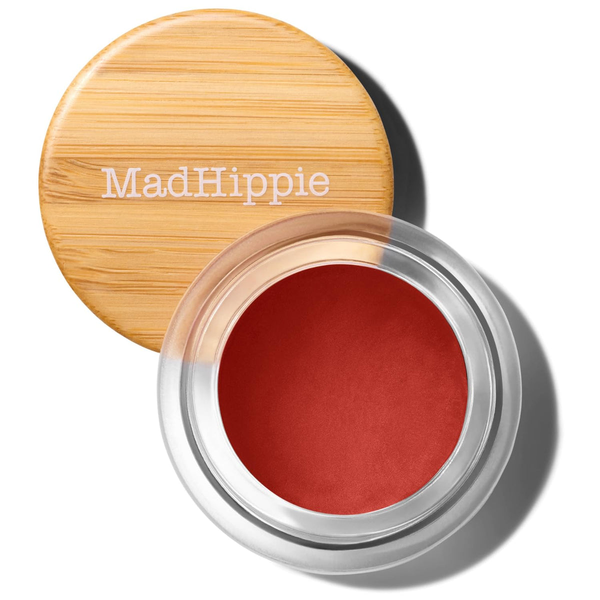 Mad Hippie Cheek & Lip Tint Fig glass jar front view