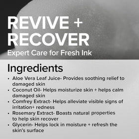 Mad Rabbit Tattoo Aftercare Kit with tattoos in the background