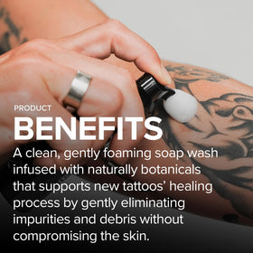 Mad Rabbit Tattoo Aftercare Soap foam texture