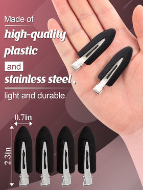 MADHOLLY Creaseless Hair Clips with makeup application