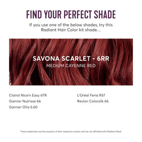 Madison Reed Radiant Hair Color Kit 6RR Medium Vibrant Cayenne Red side view
