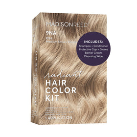 Madison Reed Radiant Hair Color Kit 9NA Medium Cool Blonde front view