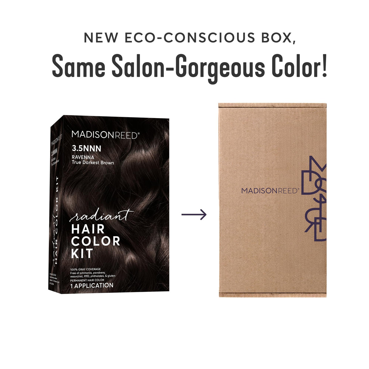 Madison Reed Radiant Hair Color Kit in use at home