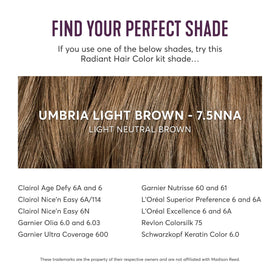 Madison Reed Radiant Hair Color Kit with argan oil and keratin ingredients