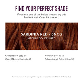 Madison Reed Radiant Hair Color Kit with argan oil and keratin ingredients